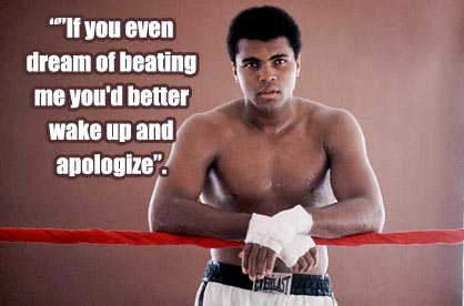 ಮುಹಮ್ಮದ್ ಅಲಿಯ 10 ಮರೆಯಲಾಗದ ಮಾತುಗಳು